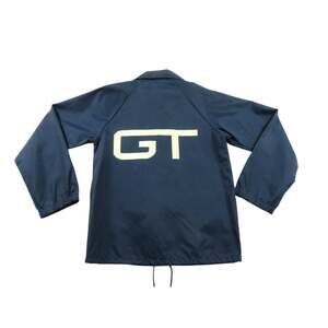 GT Good Track Road Windbreaker 1982 Navy Blue Sz S